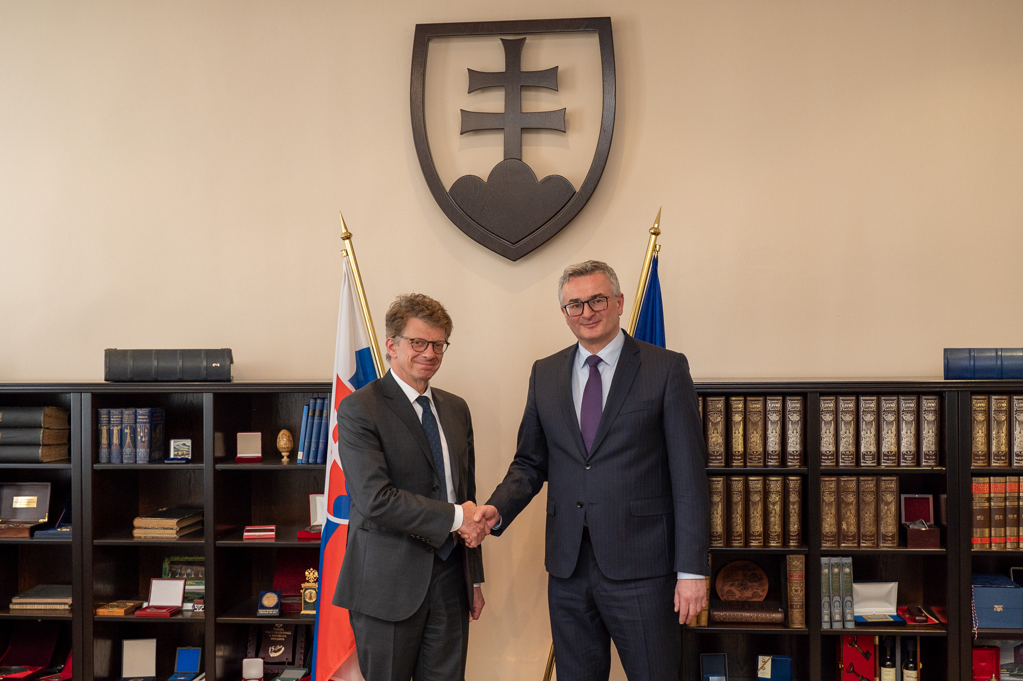 Obrázok Ústavný súd Slovenskej republiky dnes navštívil veľvyslanec Francúzskej republiky na Slovensku