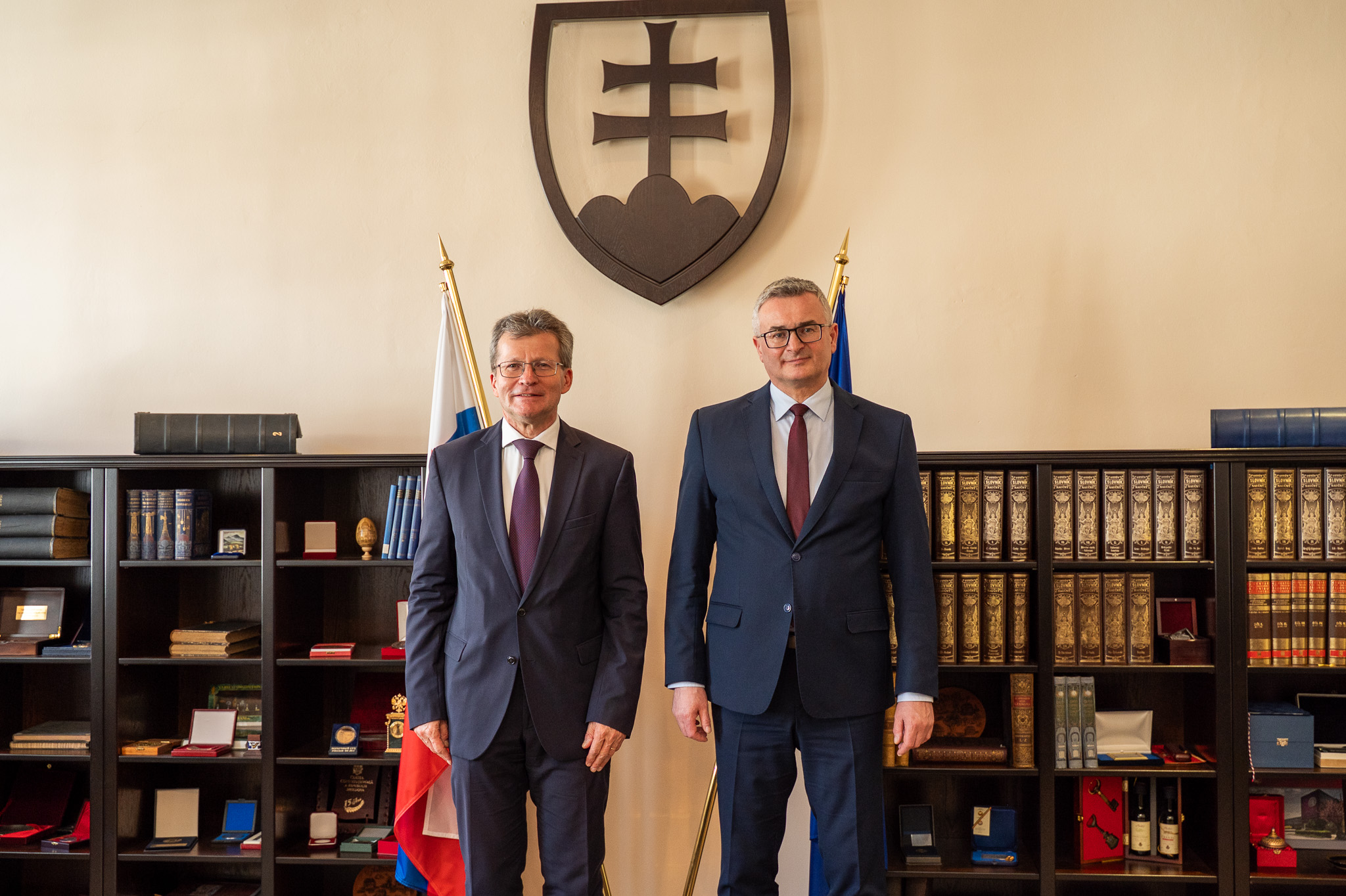 Obrázok Predseda Ústavného súdu Slovenskej republiky dnes prijal luxemburského veľvyslanca