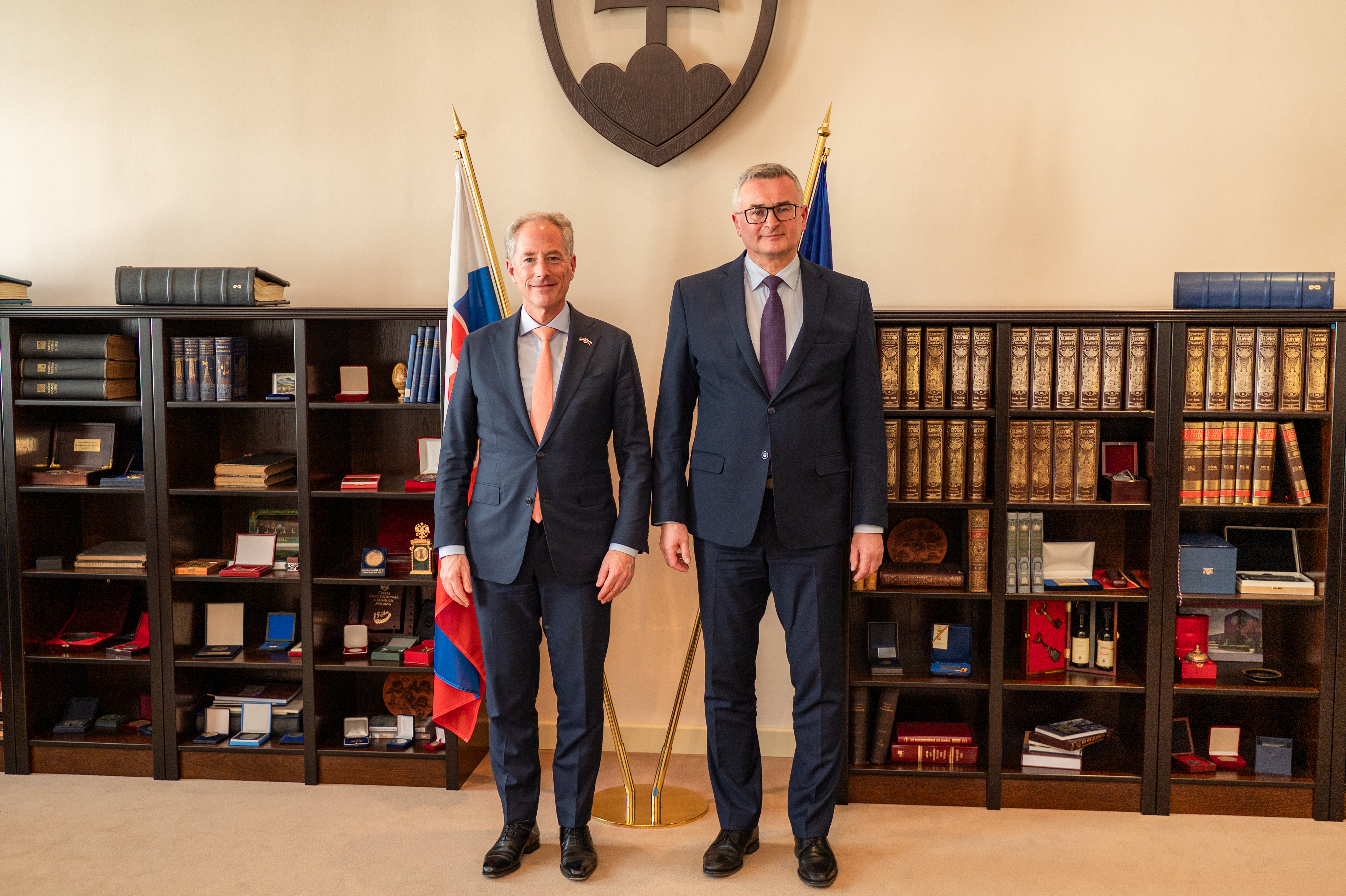 Obrázok Predseda Ústavného súdu Slovenskej republiky sa dnes stretol  s holandským veľvyslancom na Slovensku