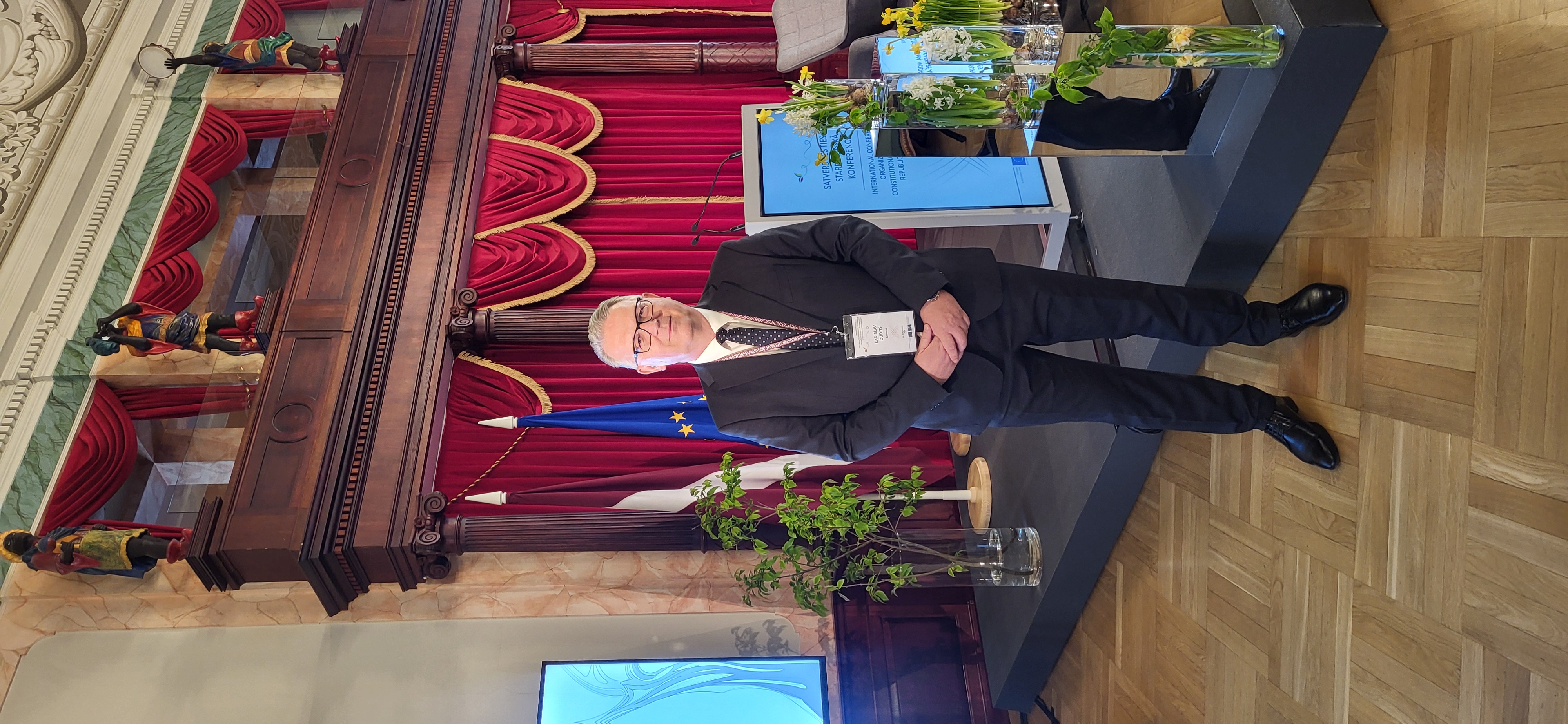 Obrázok Sudca Ústavného súdu Slovenskej republiky Ladislav Duditš  sa zúčastňuje na medzinárodnej konferencii v Rige