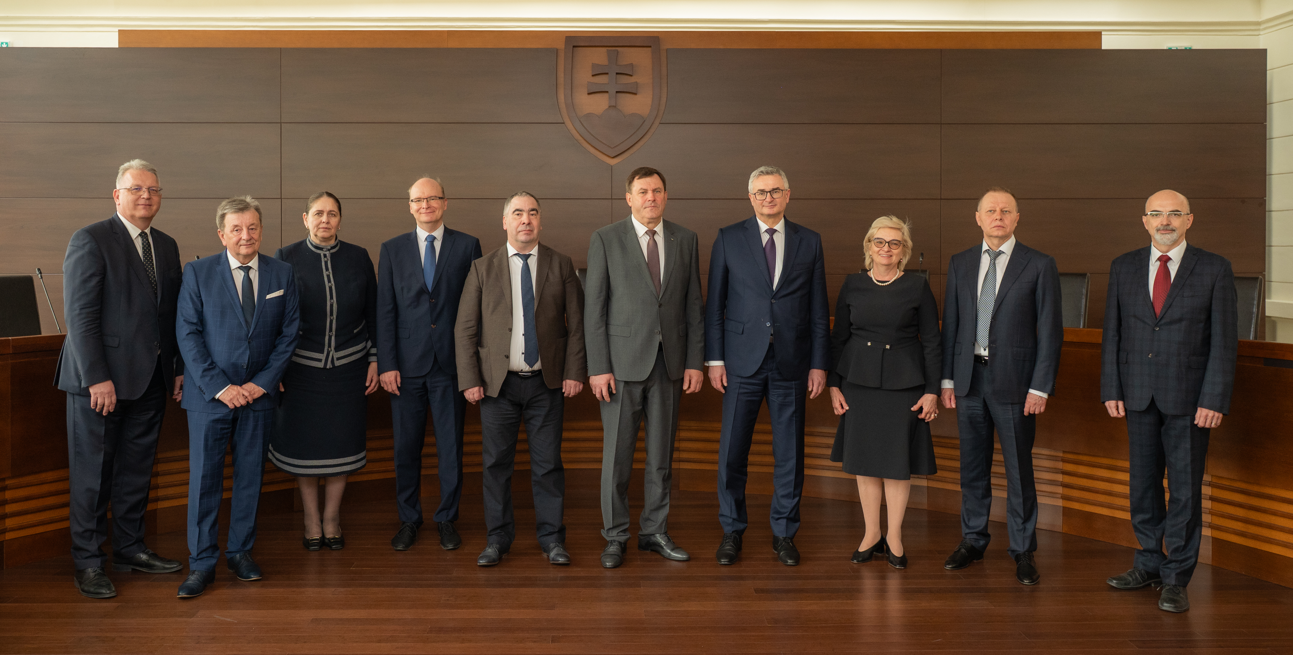 Obrázok Sudcovia Ústavného súdu Slovenskej republiky privítali v Košiciach  kolegov z Ústavného súdu Ukrajiny