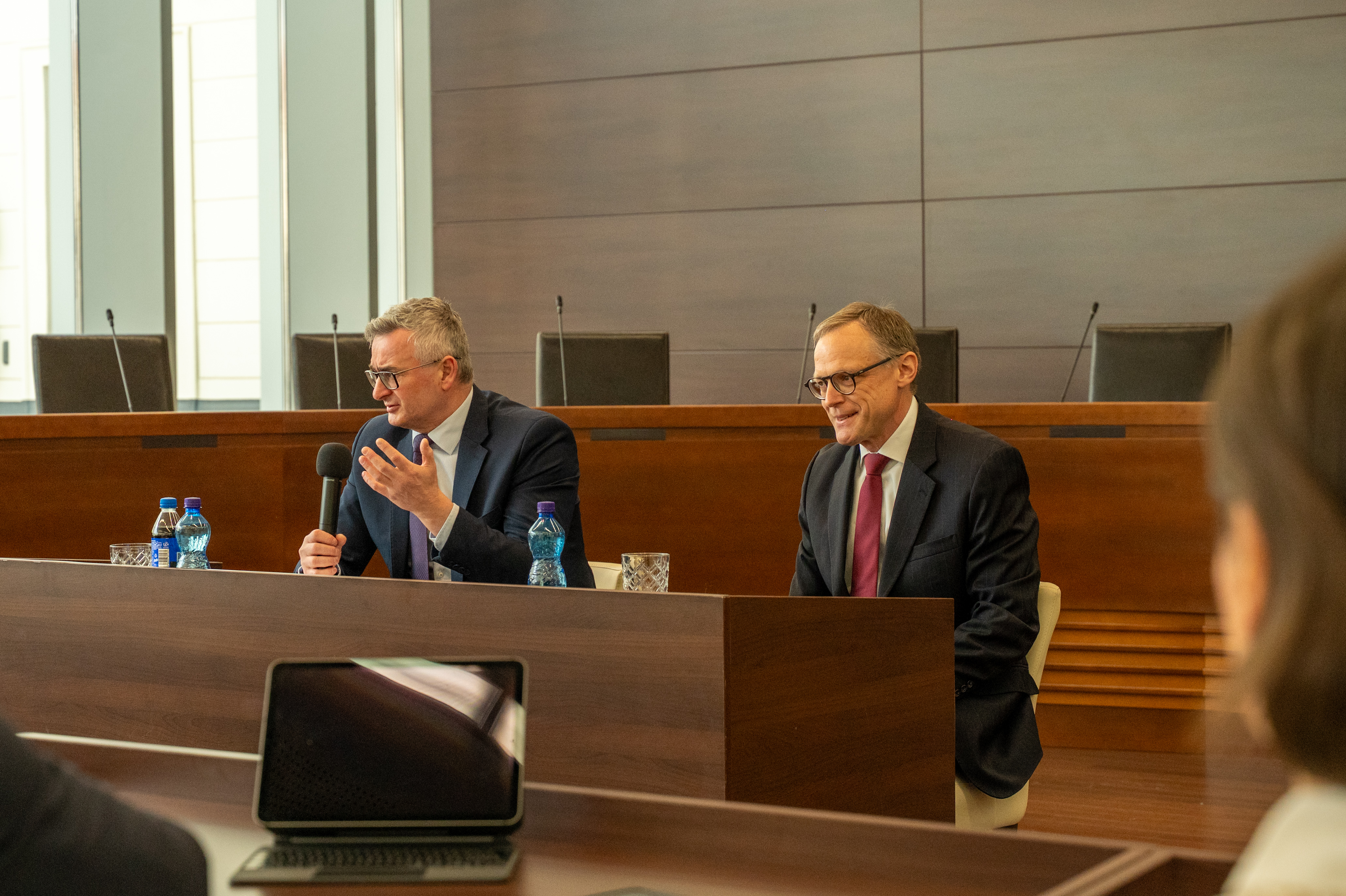 Obrázok Ústavný súd Slovenskej republiky navštívil vedúci slovenského oddelenia Kancelárie Európskeho súdu pre ľudské práva Michal Kučera