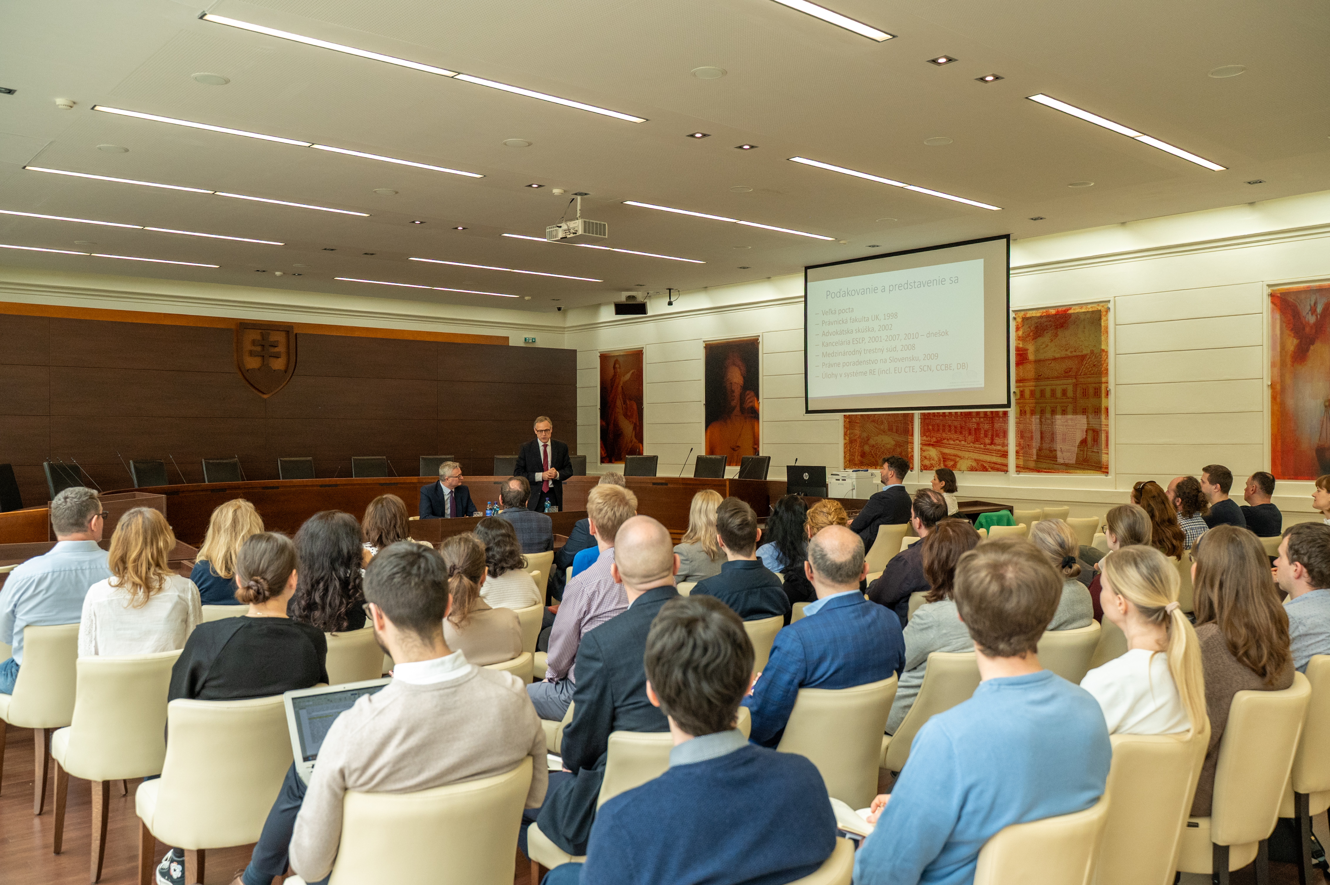 Obrázok Ústavný súd Slovenskej republiky navštívil vedúci slovenského oddelenia Kancelárie Európskeho súdu pre ľudské práva Michal Kučera
