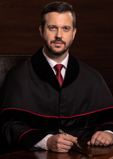 Photo of the judge JUDr. Miloš Maďar, PhD., LL.M.