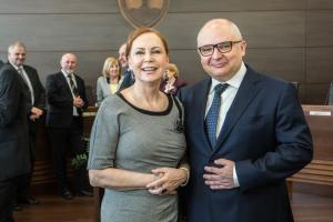 Prehliadka mesta Košice a prijatie hostí na Ústavnom súde Slovenskej republiky 12. apríl 2018 - fotka z galérie č. 05