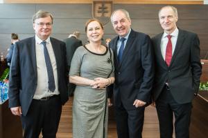 Prehliadka mesta Košice a prijatie hostí na Ústavnom súde Slovenskej republiky 12. apríl 2018 - fotka z galérie č. 07