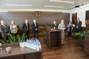 Prehliadka mesta Košice a prijatie hostí na Ústavnom súde Slovenskej republiky 12. apríl 2018 - fotka z galérie č. 16