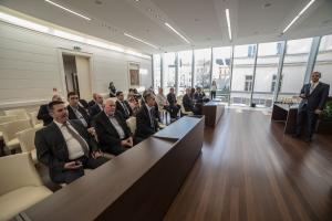 Prehliadka mesta Košice a prijatie hostí na Ústavnom súde Slovenskej republiky 12. apríl 2018 - fotka z galérie č. 17