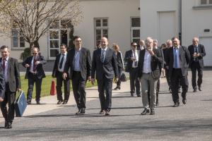 Prehliadka mesta Košice a prijatie hostí na Ústavnom súde Slovenskej republiky 12. apríl 2018 - fotka z galérie č. 19