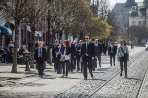 Prehliadka mesta Košice a prijatie hostí na Ústavnom súde Slovenskej republiky 12. apríl 2018 - fotka z galérie č. 28