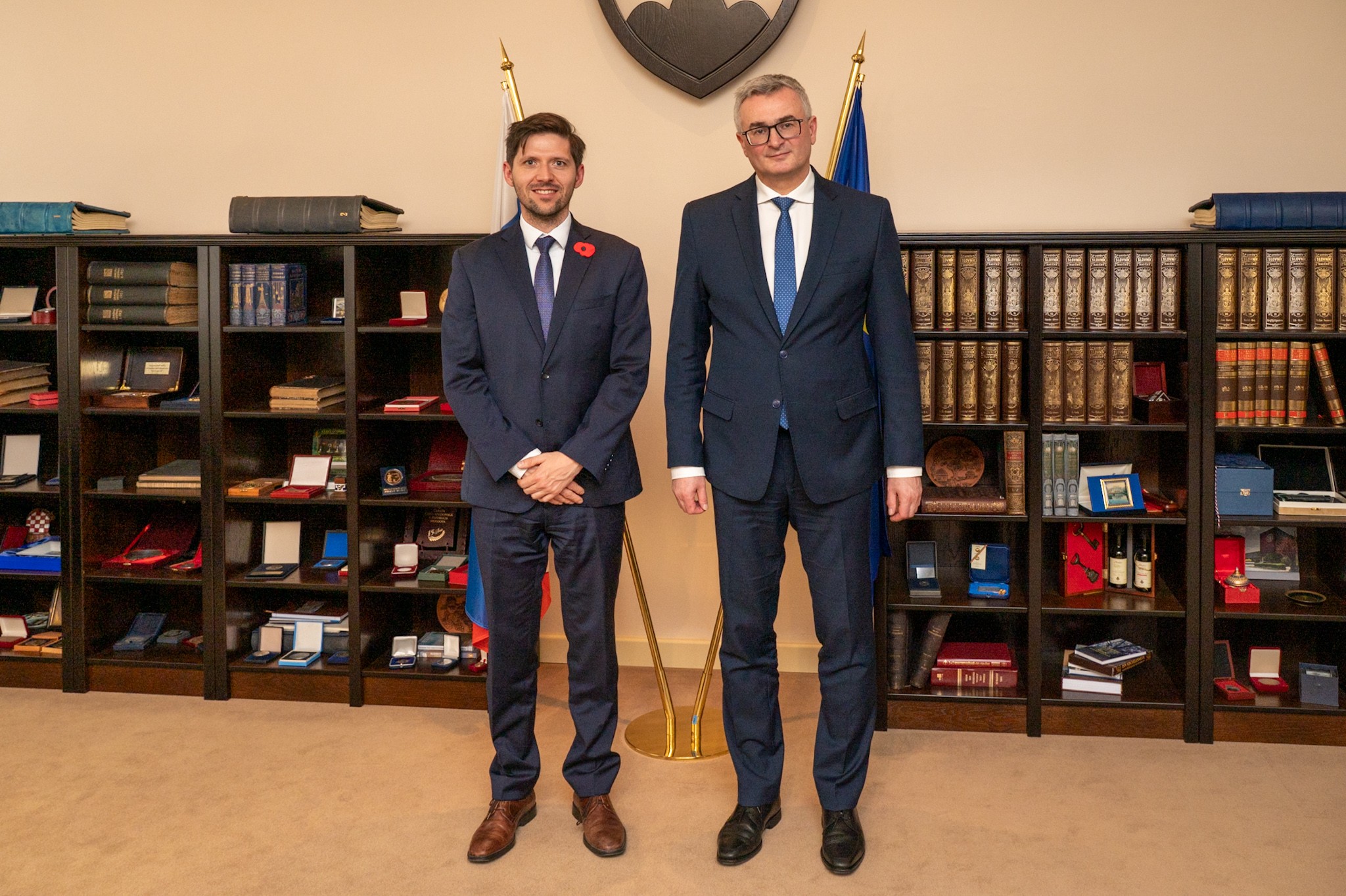 Obrázok Predseda Ústavného súdu Slovenskej republiky sa stretol s predsedom Protimonopolného úradu Slovenskej republiky